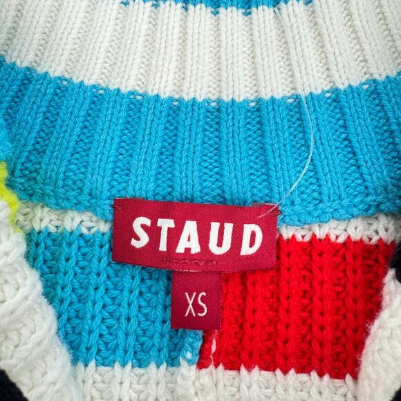 STAUD Captain Stripe‎ Hampton Long Sleeve Sweater Multicolor Size XS - Picture 6 of 7